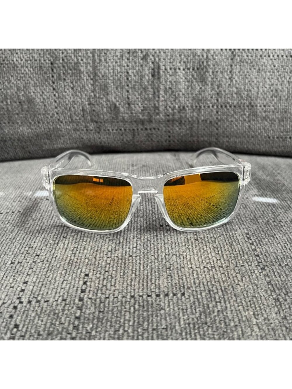 Oakley Holbrook Sunglasses 009102 Reflective Gold Lenses - Picture 5 of 12